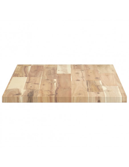Piano per Tavolo 80x40x2 cm Rettangolare Legno Massello Acacia