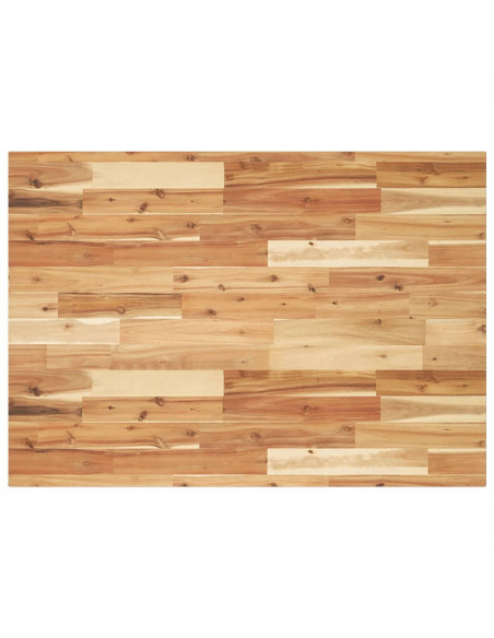 Piano Scrivania a Olio 80x50x2cm Legno Massello di Acacia