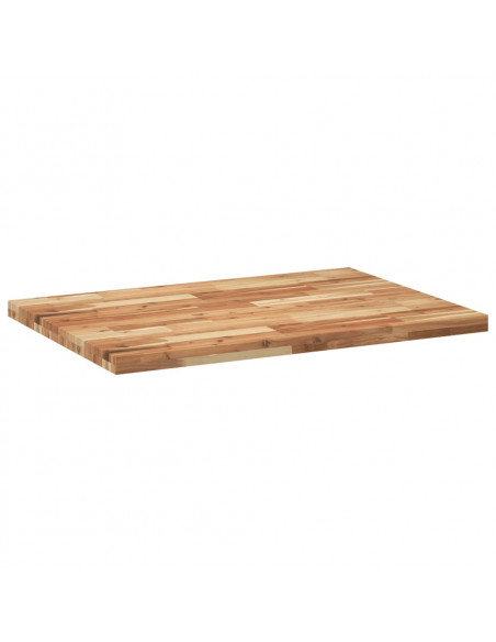 Piano Scrivania a Olio 80x70x4 cm Legno Massello di Acacia