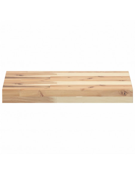 Piano per Tavolo 40x30x4 cm Rettangolare Legno Massello Acacia