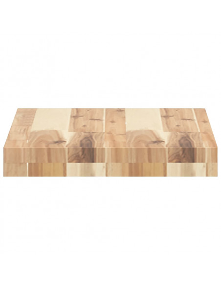 Piano per Tavolo 40x30x4 cm Rettangolare Legno Massello Acacia