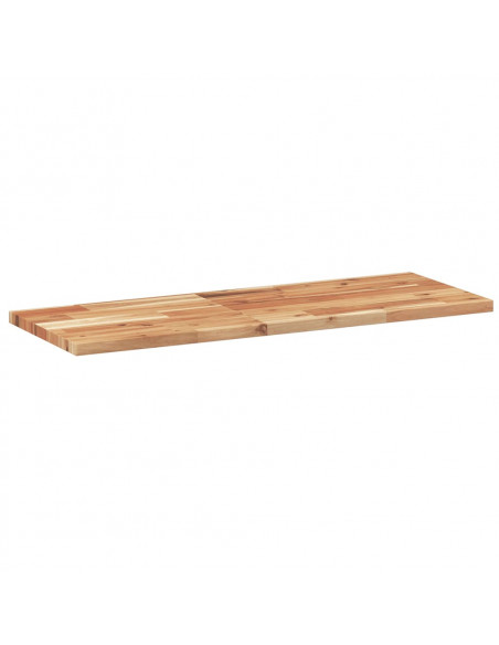 Mensole da Parete 4 pz 80x30x2 cm Legno Acacia Rifinito a Olio