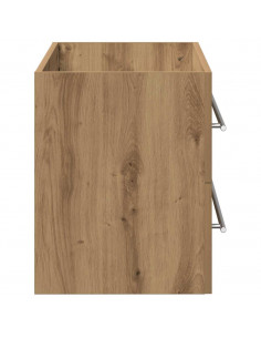 Mobile Lavabo Bagno Artigianale 100x38,5x48cm Legno Multistrato
