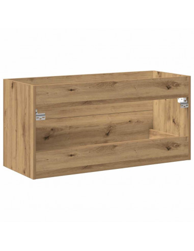 Mobile Lavabo Bagno Artigianale 100x38,5x48cm Legno Multistrato