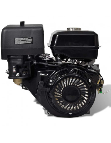 Motore a Benzina 15 HP 11 kW Nero