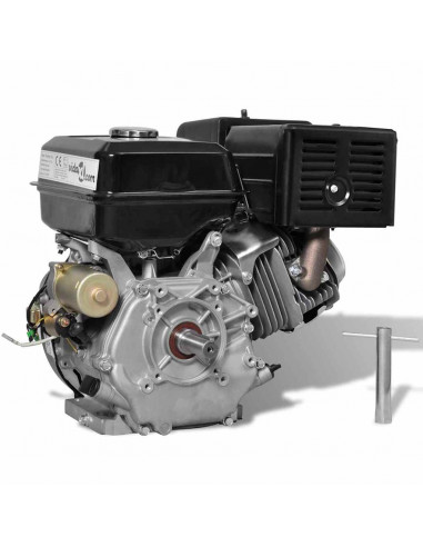 Motore a Benzina 15 HP 11 kW Nero