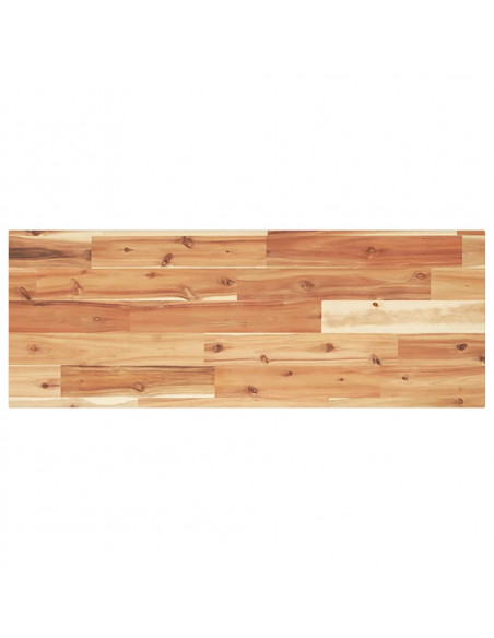 Ripiano a Parete 80x30x2 cm Legno Massello Acacia Rifinito Olio