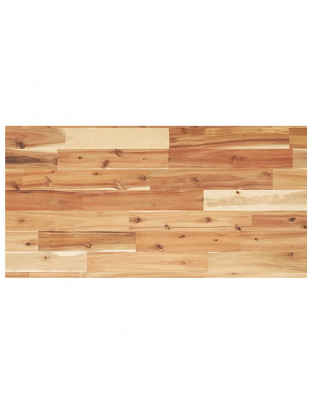 Ripiano a Parete 80x40x2 cm Legno Massello Acacia Rifinito Olio
