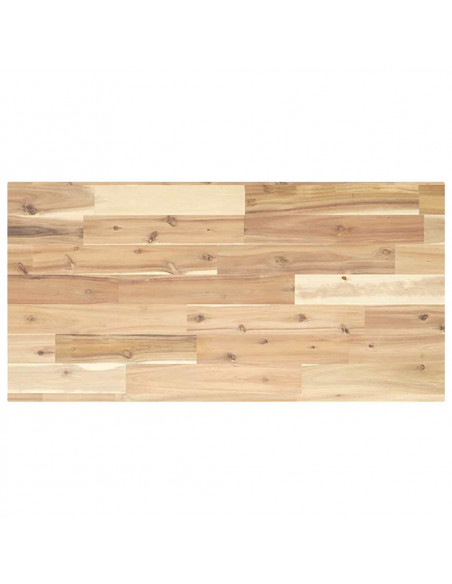 Ripiano a Parete 80x40x2 cm Legno Massello Acacia Non Trattato