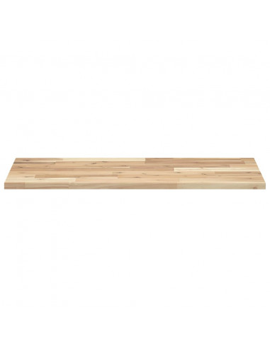 Ripiano a Parete 80x40x2 cm Legno Massello Acacia Non Trattato