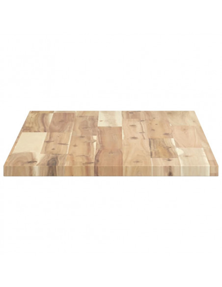 Ripiano a Parete 80x40x2 cm Legno Massello Acacia Non Trattato