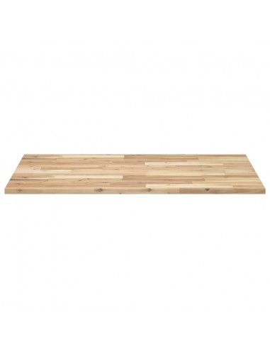 Piano Scrivania Non Trattato 80x70x2cm Legno Massello di Acacia