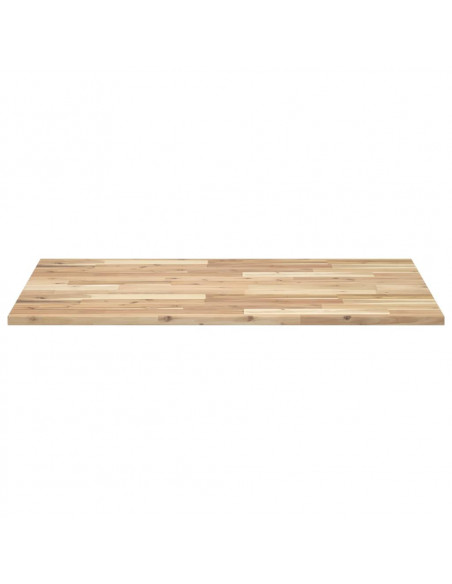 Piano Scrivania Non Trattato 80x70x2cm Legno Massello di Acacia