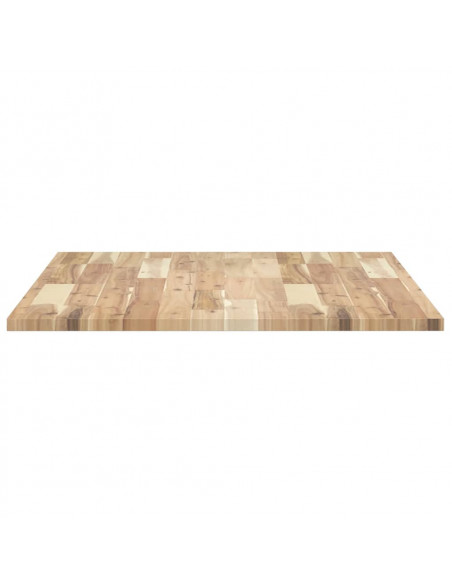 Piano Scrivania Non Trattato 80x70x2cm Legno Massello di Acacia