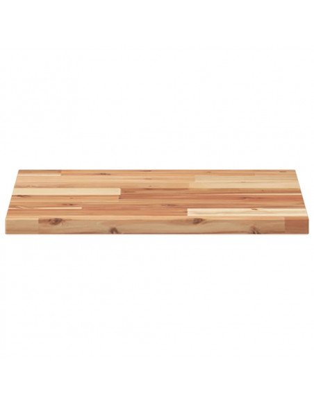 Piano Tavolo Quadrato 40x40x2 cm in Legno Massello di Acacia