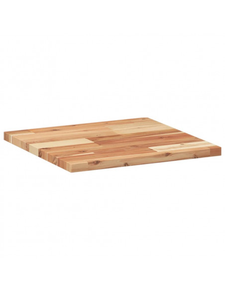 Piano Tavolo Quadrato 40x40x2 cm in Legno Massello di Acacia
