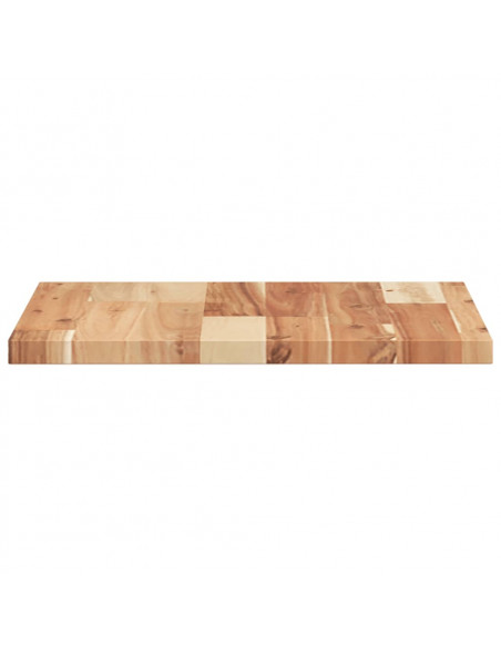 Piano Tavolo Quadrato 40x40x2 cm in Legno Massello di Acacia