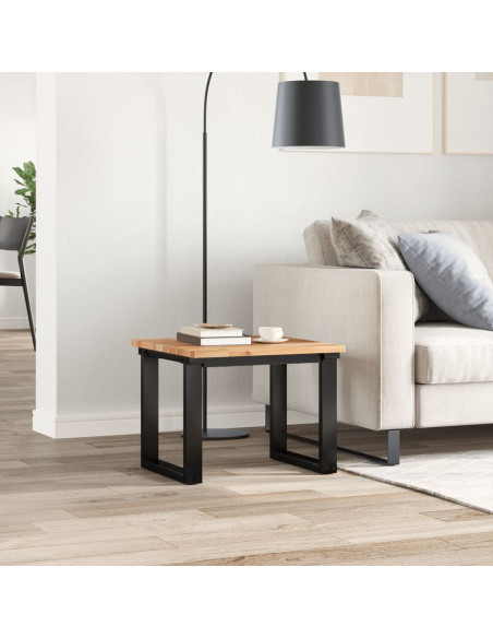 Piano Tavolo Quadrato 50x50x2 cm in Legno Massello di Acacia