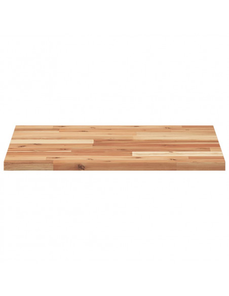 Piano Tavolo Quadrato 50x50x2 cm in Legno Massello di Acacia