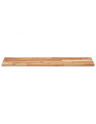 Piano Tavolo Rettangolare 80x30x2cm in Legno Massello di Acacia