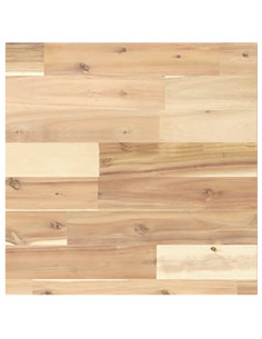 Piano Tavolo Quadrato 40x40x2 cm in Legno Massello di Acacia