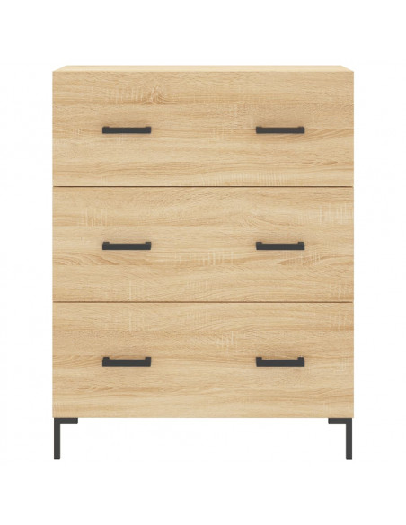 Credenza Rovere Sonoma 69,5x34x180 cm in Legno Multistrato