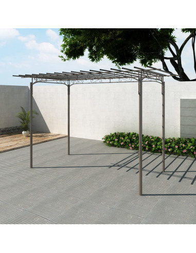 Arco pergola da giardino per rose in acciaio decorazione giardino