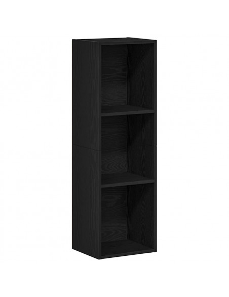 Libreria Rovere Nero 36x30x114 cm in Legno Multistrato