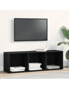 Libreria Rovere Nero 36x30x114 cm in Legno Multistrato 2