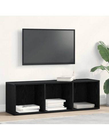 Libreria Rovere Nero 36x30x114 cm in Legno Multistrato