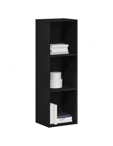 Libreria Rovere Nero 36x30x114 cm in Legno Multistrato