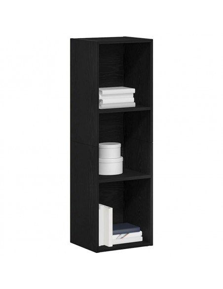 Libreria Rovere Nero 36x30x114 cm in Legno Multistrato