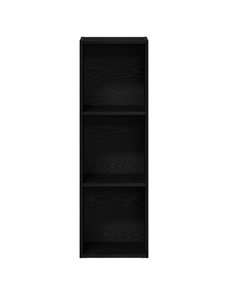 Libreria Rovere Nero 36x30x114 cm in Legno Multistrato