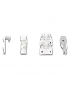 Tenda a rullo oscurante zebra bianca 70x120