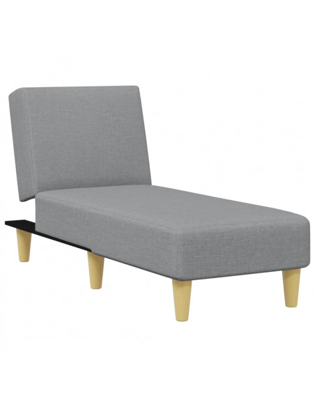 Set di Divani 2 pz Grigio Chiaro in Tessuto