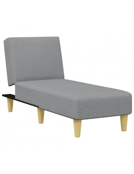 Set di Divani 2 pz Grigio Chiaro in Tessuto