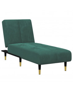 Set di Divani 2 pz Verde Scuro in Velluto