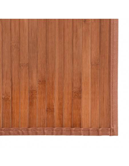 Tappeto Rettangolare Marrone 60x400 cm in Bambù