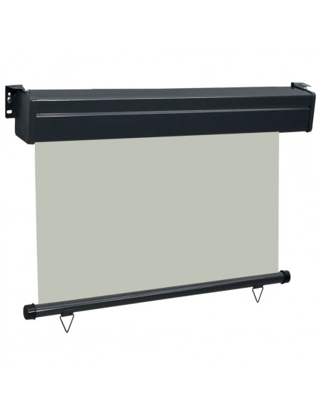 Tendalino Laterale per Balcone 85x250 cm Grigio
