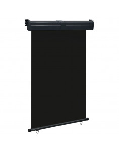 Tendalino Laterale per Balcone 125x250 cm Nero 2