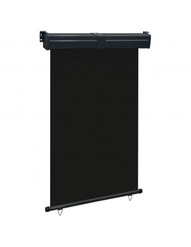 Tendalino Laterale per Balcone 125x250 cm Nero