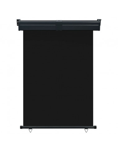 Tendalino Laterale per Balcone 125x250 cm Nero