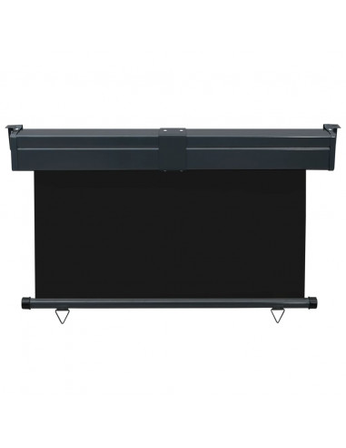 Tendalino Laterale per Balcone 125x250 cm Nero