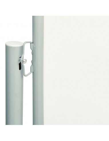 Tenda da Sole Laterale Retrattile per Patio 180x600 cm Crema