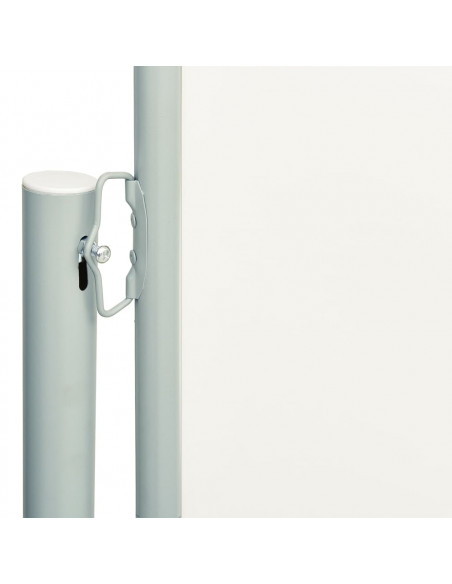 Tenda da Sole Laterale Retrattile per Patio 180x600 cm Crema