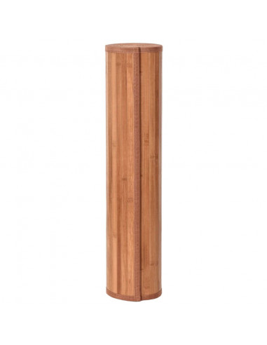 Tappeto Rettangolare Marrone 60x400 cm in Bambù
