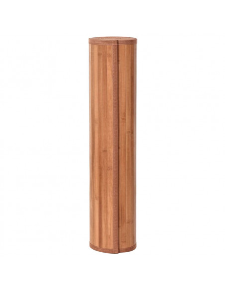 Tappeto Rettangolare Marrone 60x400 cm in Bambù
