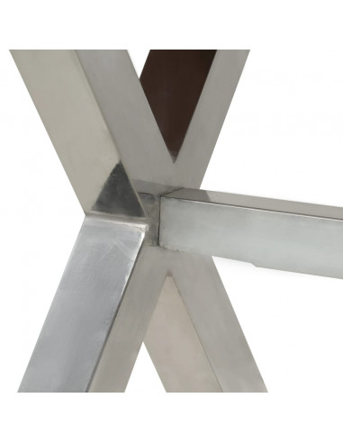 Tavolo da Pranzo in Legno Massello 180x90x76 cm