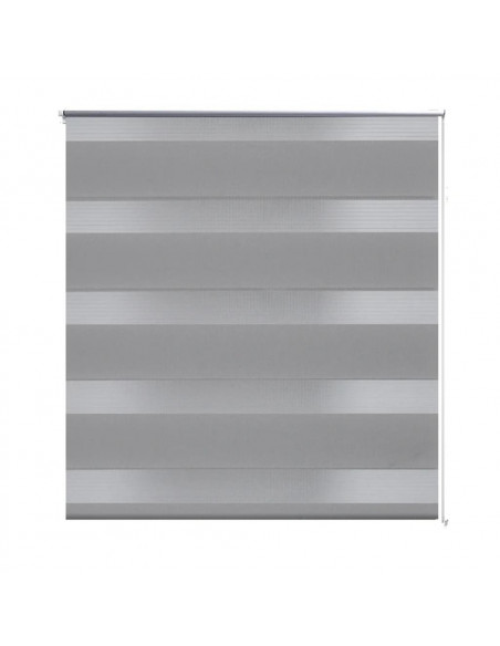 Tenda a rullo oscurante zebra 90x150 grigia