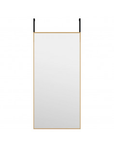 Specchio da Porta Oro 30x60 cm Vetro e Alluminio 2